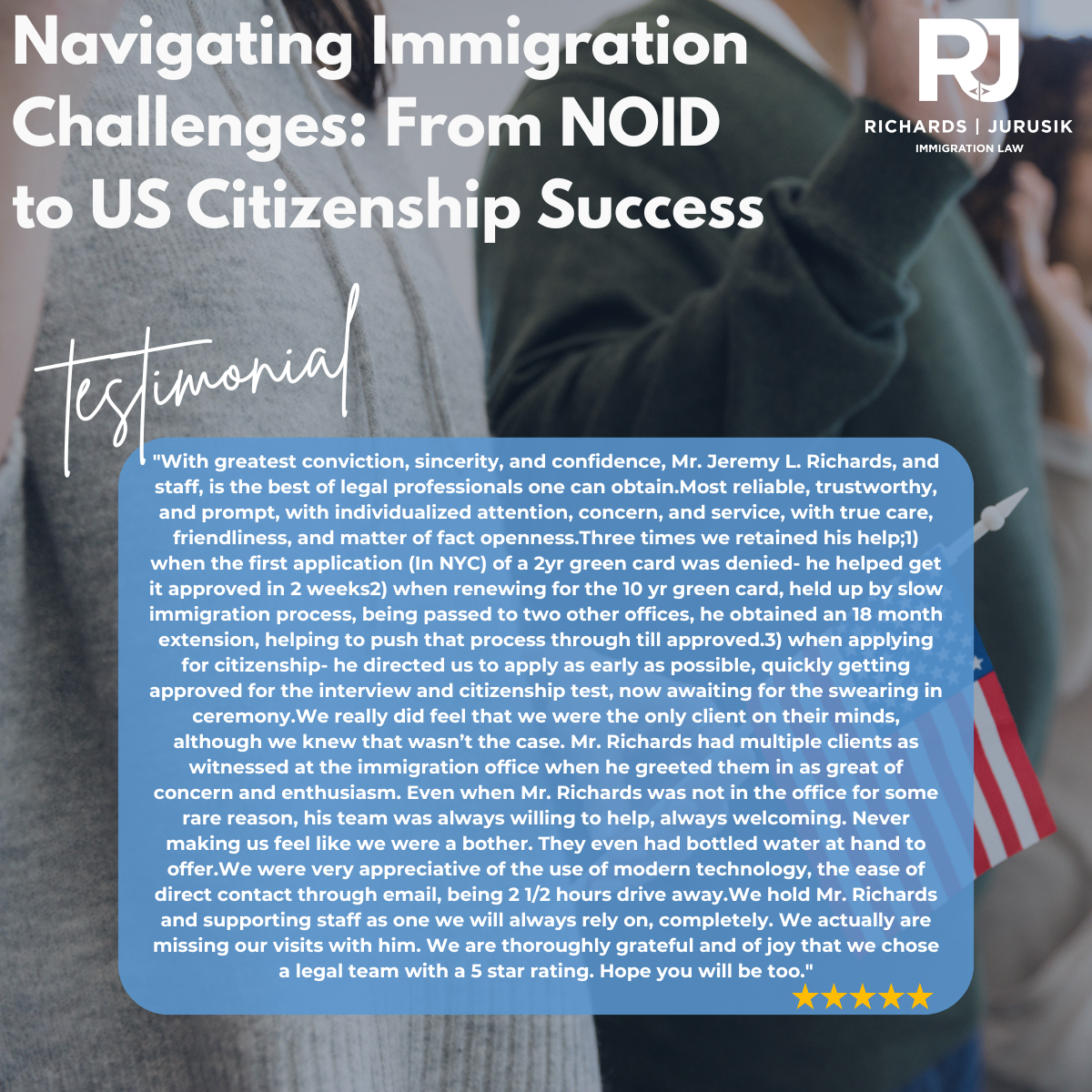 Navigating Immigration Challenges: From NOID to US Citizenship Success