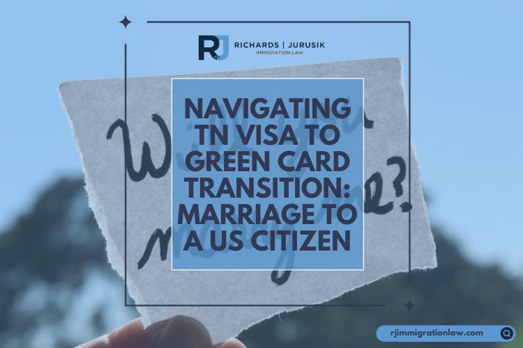 TN visa to green card through marriage