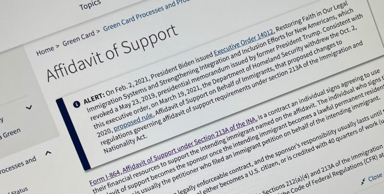 Understanding the I-864 Affidavit of Support: Key Obligations and Guidelines