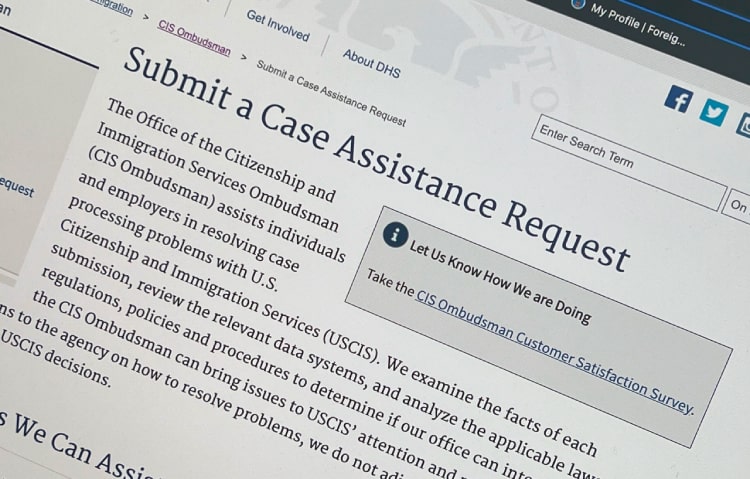 How do I request USCIS Ombudsman support? - Resources Blog - US Immigration FAQs - Richards and Jurusik Immigration Law - Buffalo NY