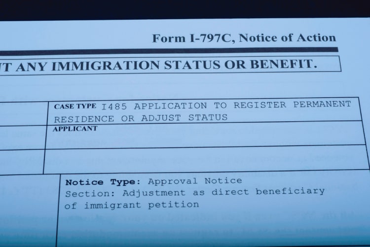 What do the different USCIS Form I797 notices mean?
