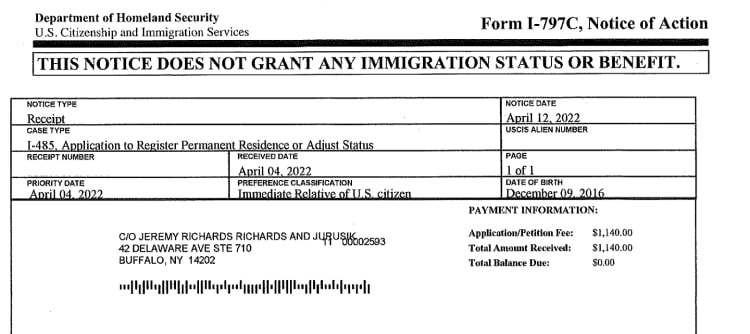 What Happens After I File Form I 485 Adjustment Of Status 