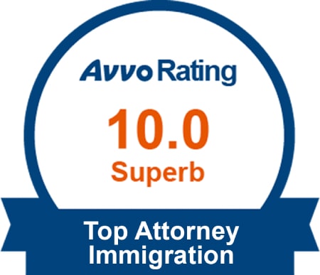 Avvo Rating Superb Logo - Richards Jurusik Immigration Law
