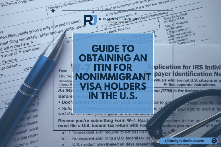 ITIN for nonimmigrant visas