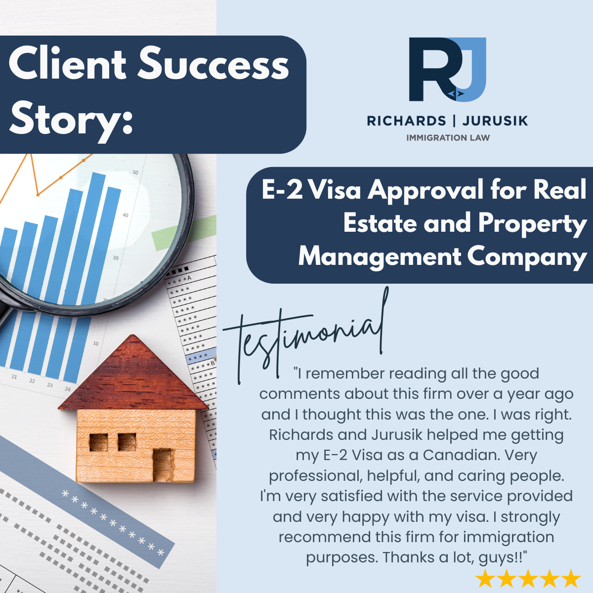 E-2 Visa Approval for Real Estate and Property Management Company