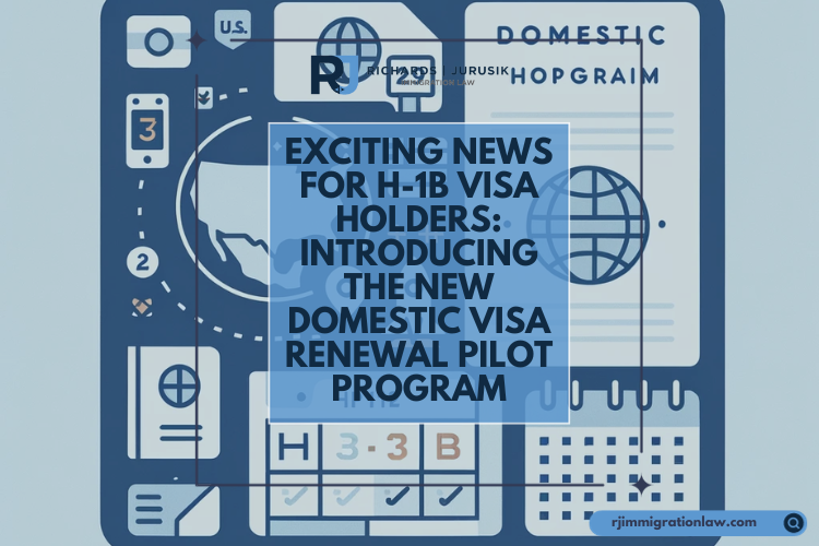 Exciting News for H-1B Visa Holders: Introducing the New Domestic Visa Renewal Pilot Program