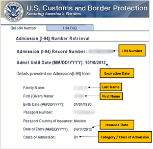 Key Differences Between a US Visa and an I-94 Record
