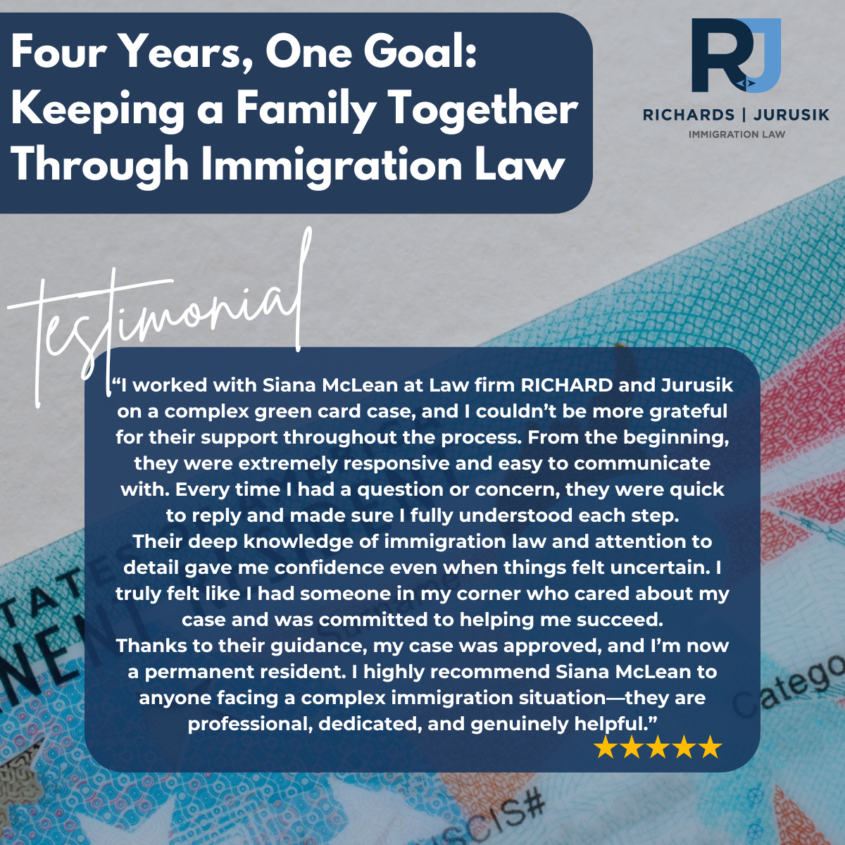 Four Years, One Goal: Keeping a Family Together