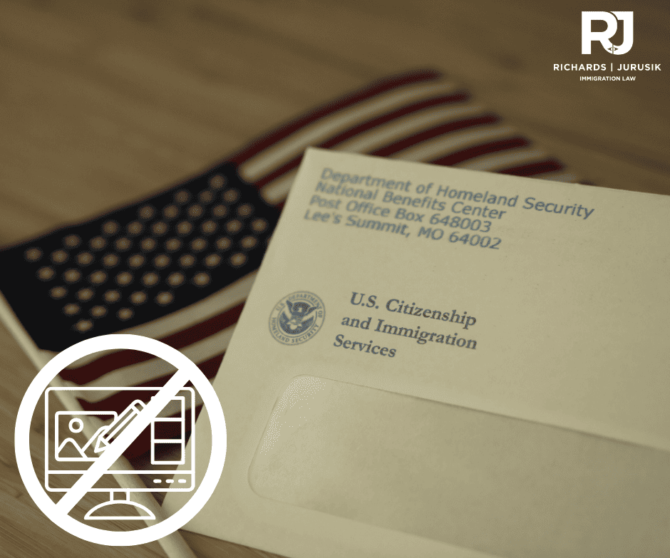 USCIS Photo Rules: No Edited or Mounted Images