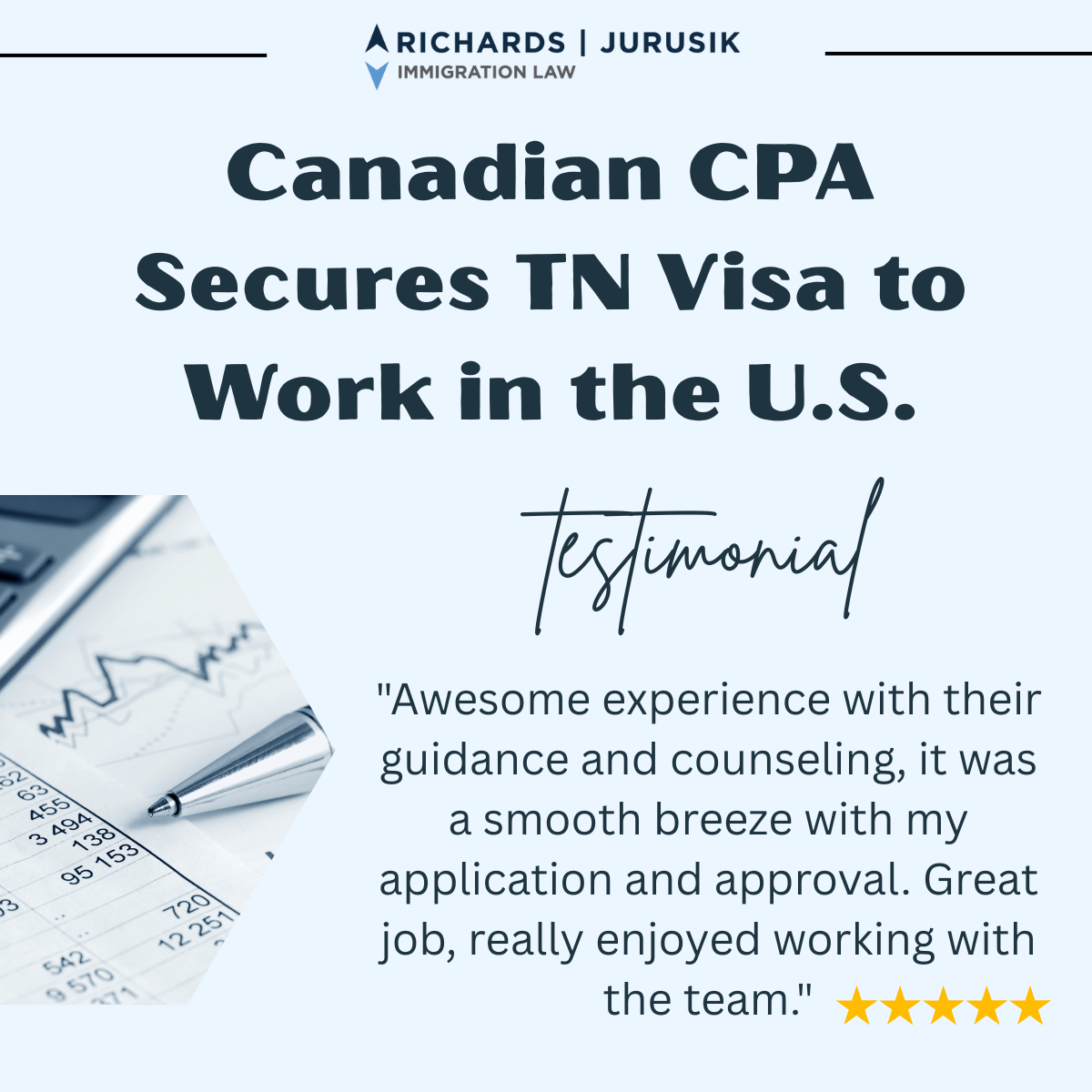 Canadian CPA Secures TN Visa to Work in the U.S.