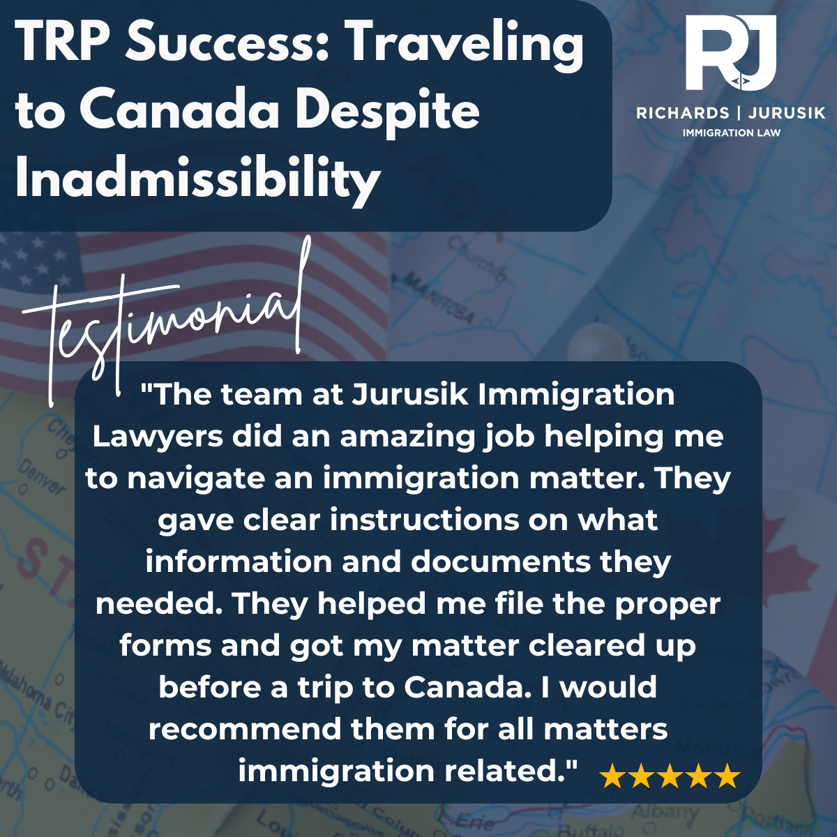 TRP Success: Traveling to Canada Despite Inadmissibility