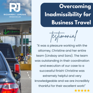 Overcoming Inadmissibility for Business Travel
